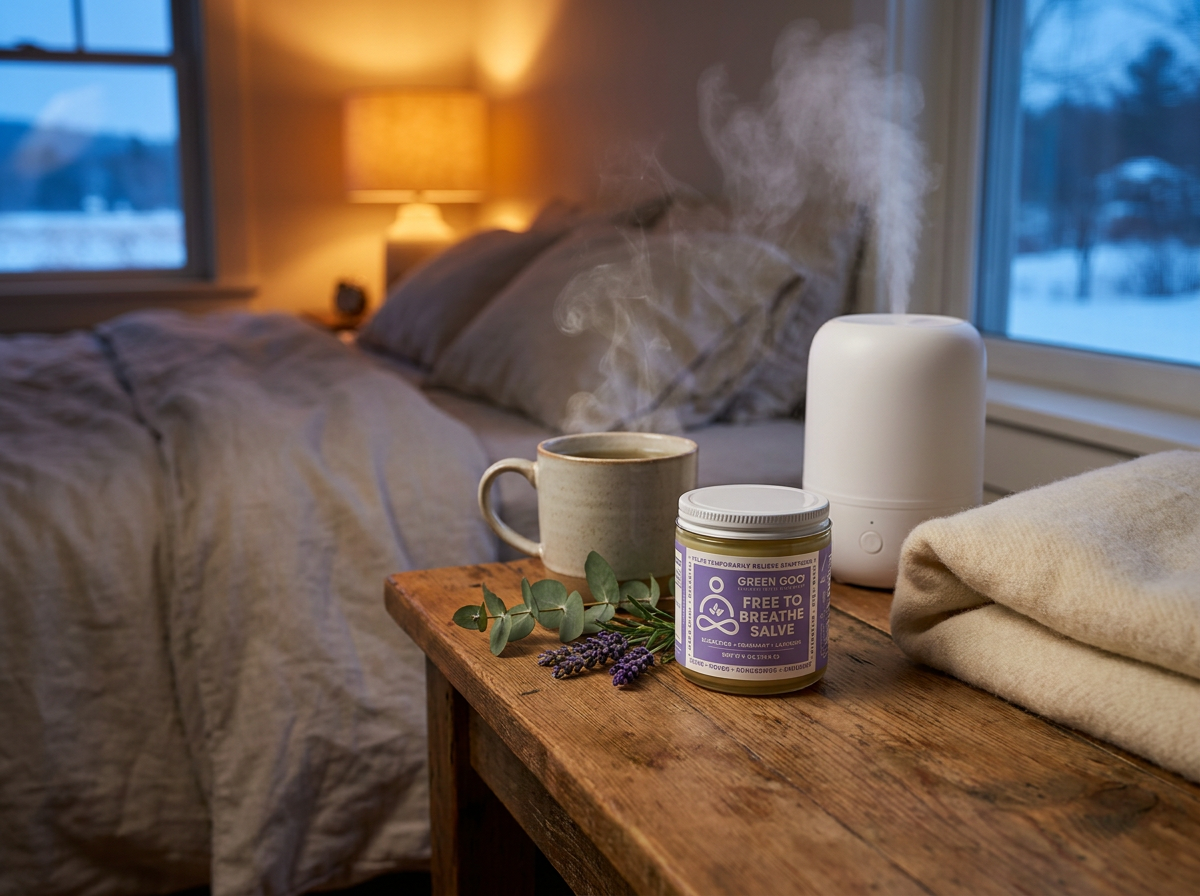 Cold Weather Comfort: Bedtime Routine for a Stuffy Nose and Congestion