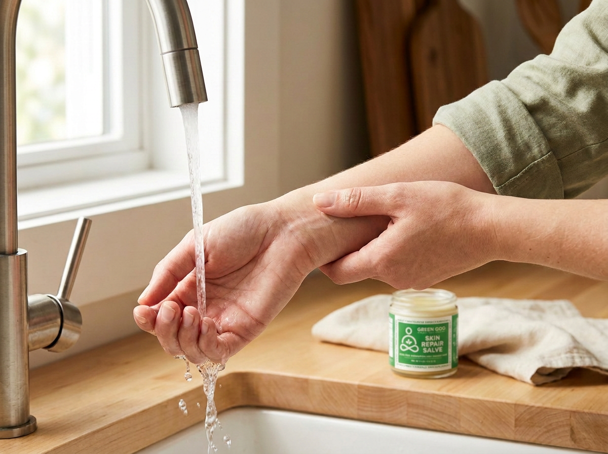Minor Burn First Aid: Cool First, Topical Products Later