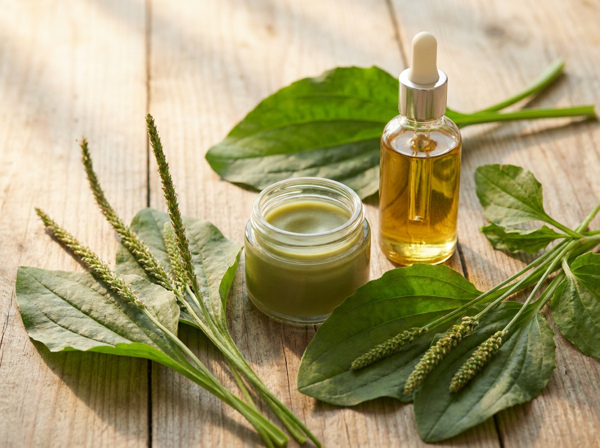 Plantain Leaf for Skin: Traditional Use, Plant Education, and What We Know