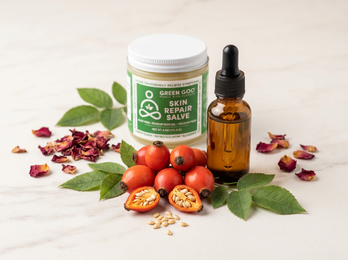 Rosehip Seed Oil for Skin: Benefits, Research, and Why Green Goo Uses It