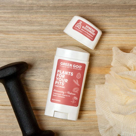 Immunity + Defense Herbal Deodorant | Plants For Your Pits | Green Goo